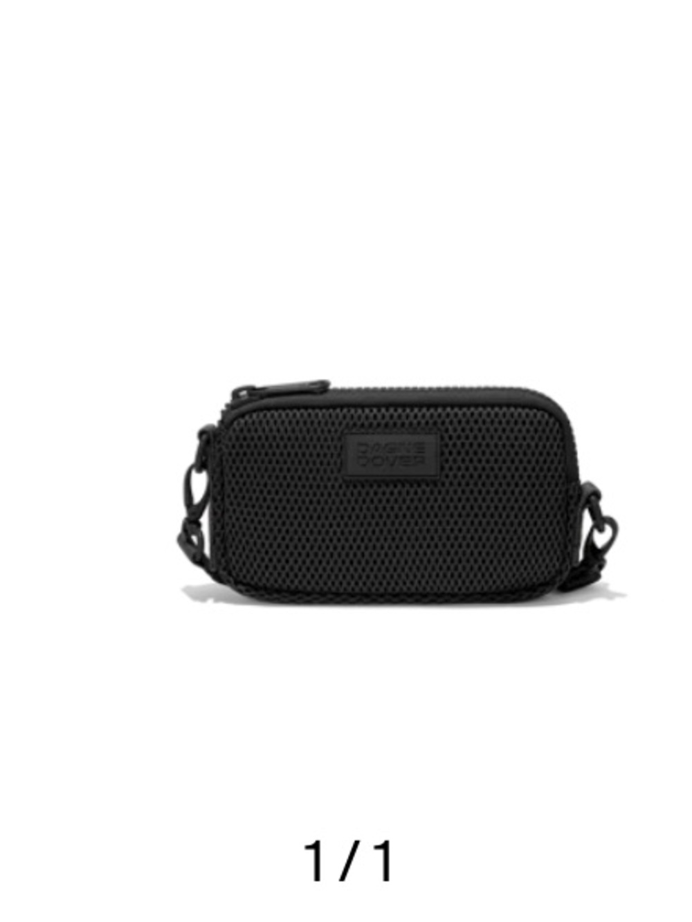 Dagne Dover Black Textured Phone Sling